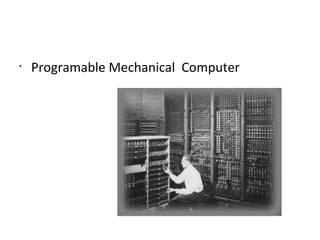 Programable Mechanical  Computer  
