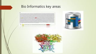 Bio Informatics key areas
 