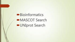 Bioinformatics ppt | PPT