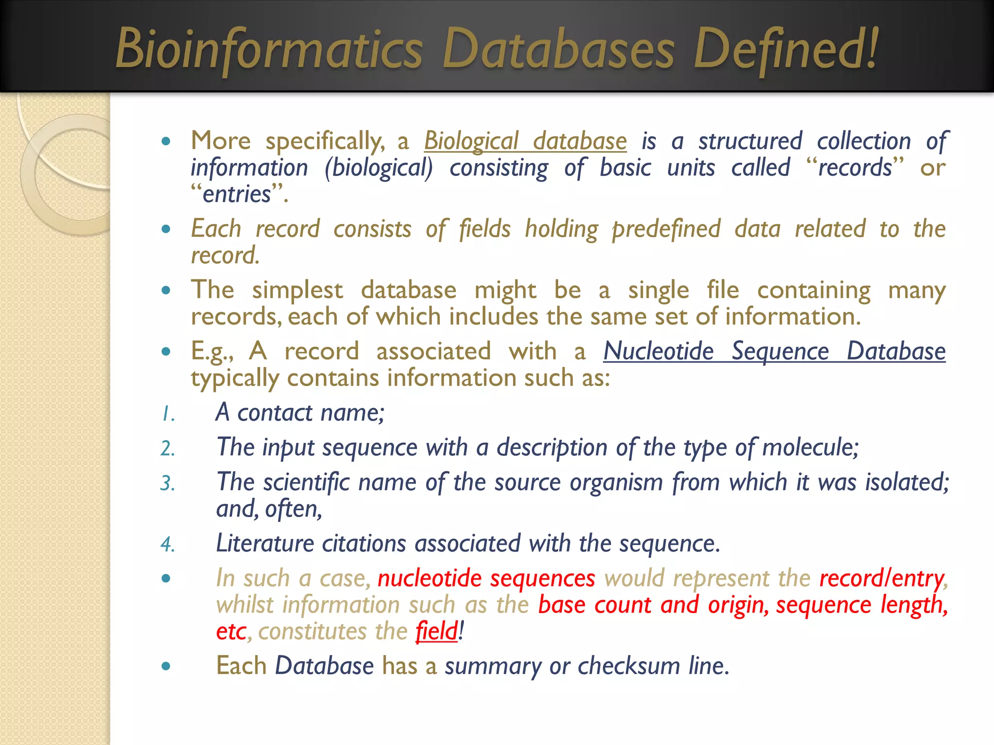 Bioinformatics principles and applications | PDF