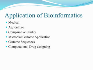 Bioinformatics & its scope in biotech. | PPT