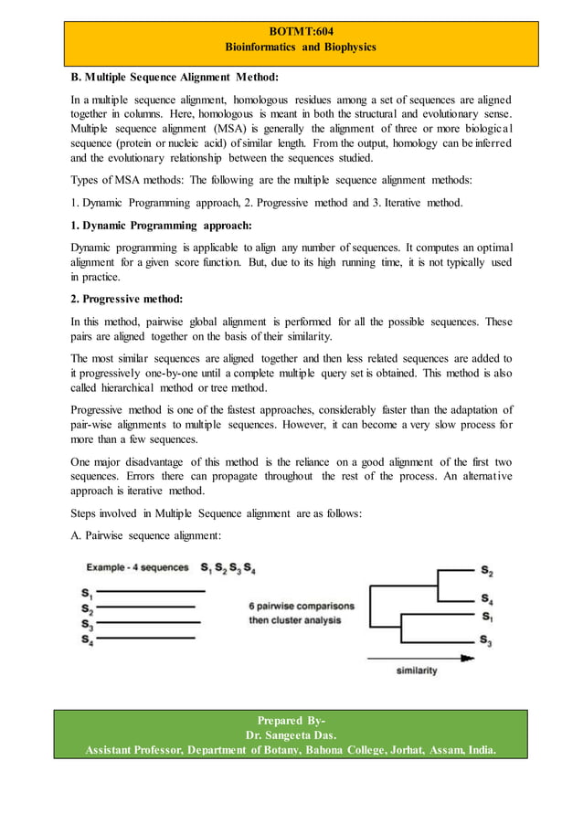 Bioinformatics_Sequence Analysis | DOCX | Programming Languages | Computing
