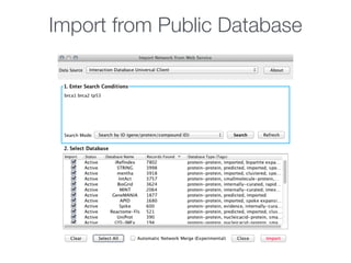 Import from Public Database
 