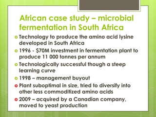 Applying and integrating bioscience innovation for socio-economic development