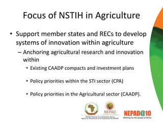 Science, technology and innovation strategy for Africa 2024