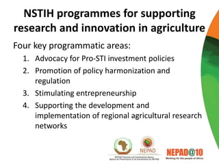 Science, technology and innovation strategy for Africa 2024