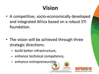 Science, technology and innovation strategy for Africa 2024