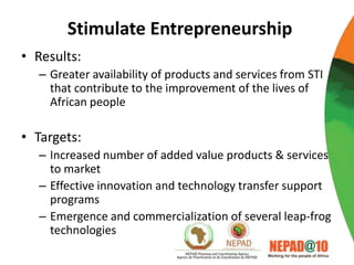 Science, technology and innovation strategy for Africa 2024