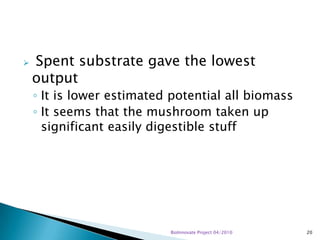 Biogas potential of spent, coffee husk and pulp