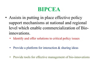 Bioscience innovation system in eastern Africa: Opportunities and challenges