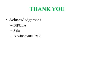 Bioscience innovation system in eastern Africa: Opportunities and challenges