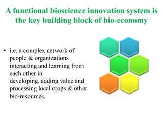Bioscience innovation system in eastern Africa: Opportunities and challenges