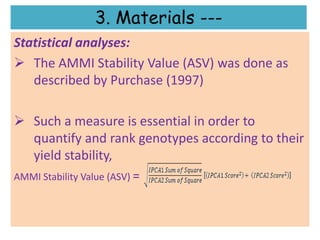 Line by environment interaction, yield stability and grouping of test locations for navy bean variety trial in Ethiopia