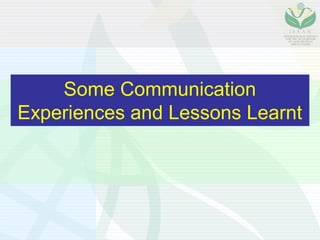 Effective science communication in contemporary research environment