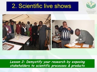 Effective science communication in contemporary research environment