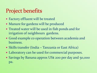 Technology diffusion from University to the Private Sector – Integrating Waste Management and Bio-energy Production – The Case of Bio-Innovate