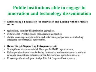 Moving bio-innovations from the laboratory to the market: A comparative study of four bio-innovate technological clusters