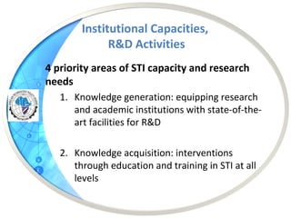 The status of science, technology and tnnovation (STI) policies in Eastern Africa