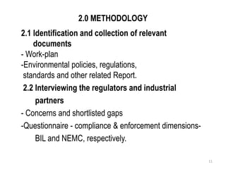 Review of policies and regulatory incentives/disincentives for development and adoption of innovations for industrial effluent management in Tanzania