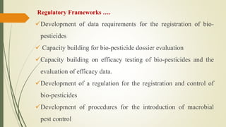 Review of the current status of the development, regulation and use of biopesticides in Ethiopia
