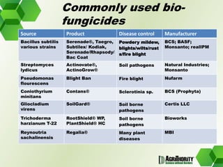 Global trends in the development and use of bio-pesticides 	