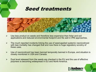 Global trends in the development and use of bio-pesticides 	