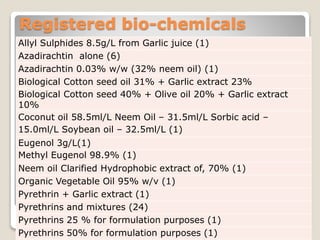Bio-pesticides development, use and regulation in Kenya