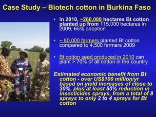 Global status of commercialized biotech/GM crops—Which way for Africa?