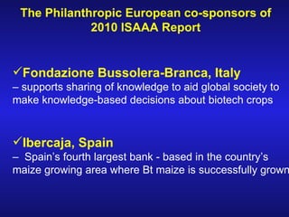 Global status of commercialized biotech/GM crops—Which way for Africa?