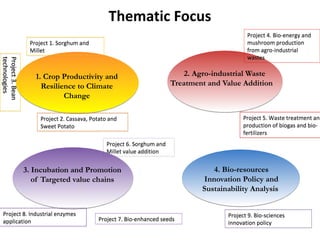Bio-resources Innovations Network for Eastern African Development: Bio-Innovate Program progress and achievements 