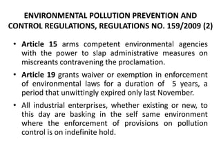 Regulation and policy incentives for innovations in industrial effluents management in Ethiopia