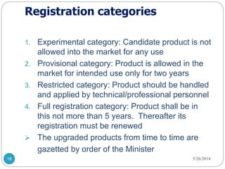 Status of development, registration and use of bio-pesticides in Tanzania