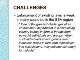 Development and deployment of industrial effluent treatment systems in sub-Saharan Africa: Opportunities and challenges