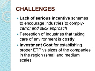 Development and deployment of industrial effluent treatment systems in sub-Saharan Africa: Opportunities and challenges