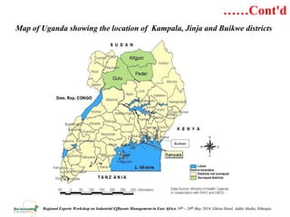 Review of policies, regulations and standards and incentives/disincentives for adoption of new effluent management technologies in the agro process industry in Uganda