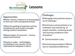 Delivering biosciences innovations to the market place: Bio-Innovate program strategy