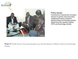 Delivering biosciences innovations to the market place: Bio-Innovate program strategy