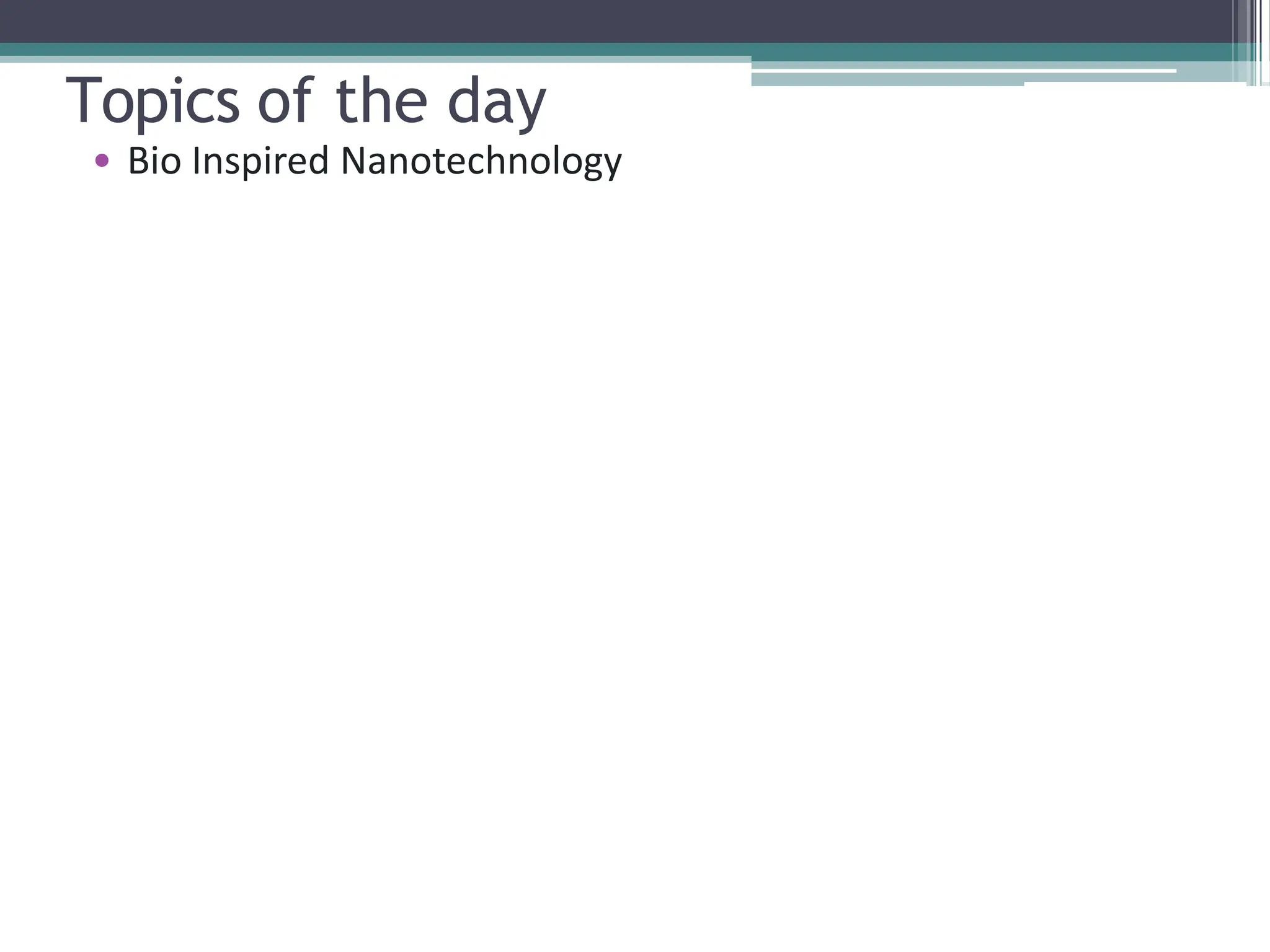 Bioinspired Nanotechnology How We Can Develop New Technology By