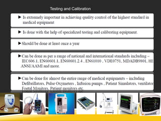Testing and Calibration 
 