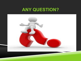 ANY QUESTION? 
