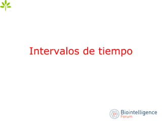 Intervalos de tiempo
 