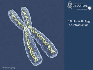 IB Diploma Biology
An introduction

http://media.npr.org

 