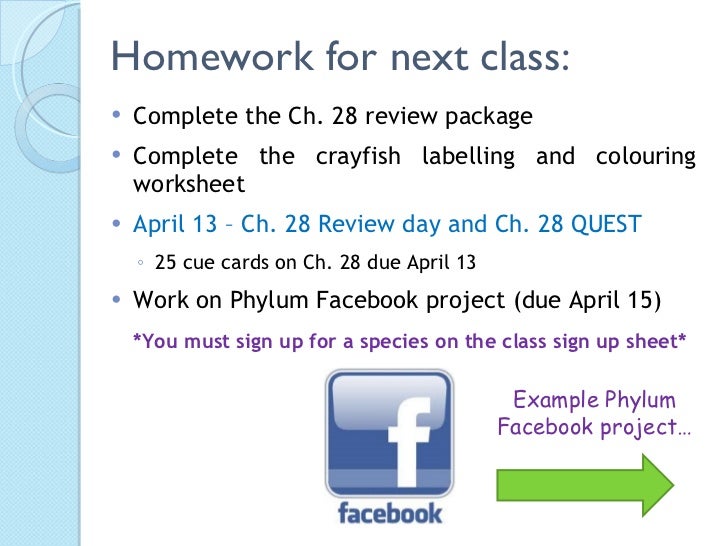 Biol 11 Lesson 3 April 11 - Ch. 28 Crayfish Dissection