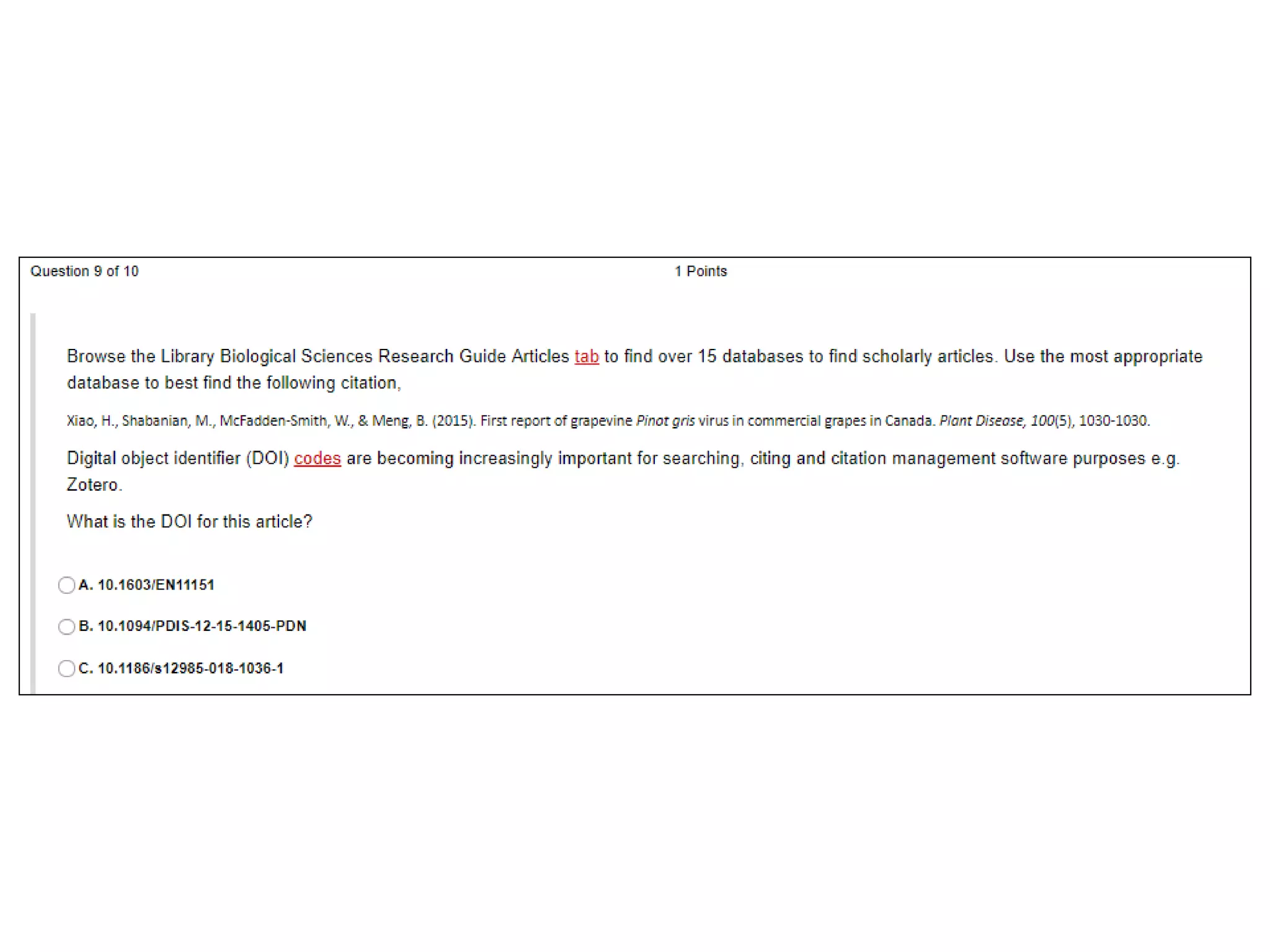 BIOL 2P96 winter 2020 Library Seminar ppt slides