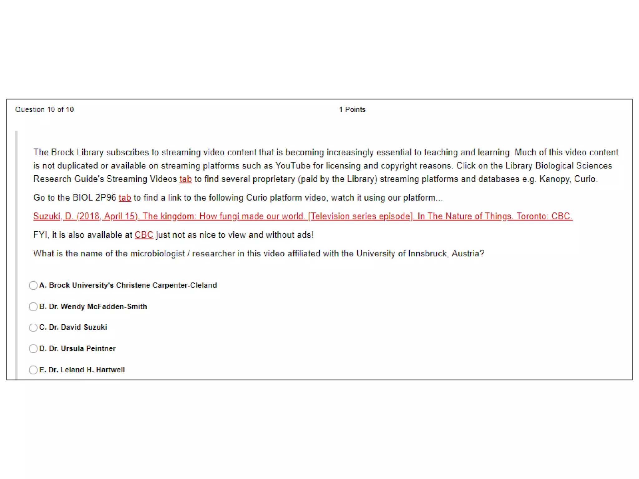 BIOL 2P96 winter 2020 Library Seminar ppt slides