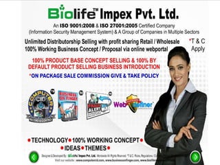 Biolife presentation-JOIN MULTIMILLION IT INDUSTRY WORK FROM HOME CULTURE WITHOUT ANY TECHNICAL QUALIFICATION.