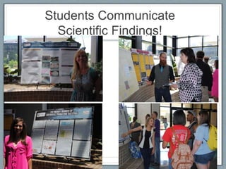Students Communicate
Scientific Findings!
 