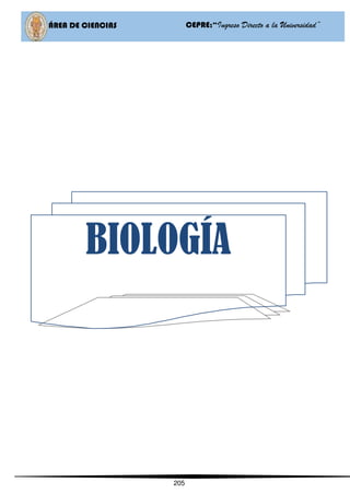 ÁREA DE CIENCIAS CEPRE;”Ingreso Directo a la Universidad”
205
BIOLOGÍA
 