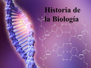 Historia de
la Biología
 