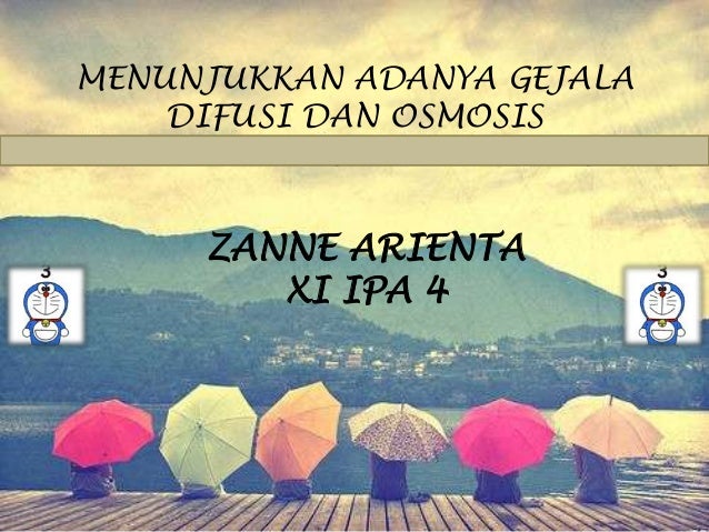 Contoh Difusi Dan Osmosis Dalam Kehidupan Sehari Hari